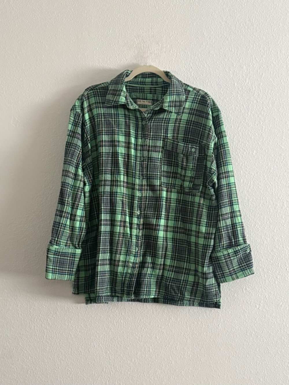 Free People, We the Free Hallie Plaid Shirt